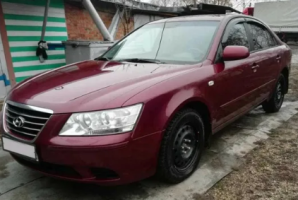 Дефлекторы окон (ветровики) Hyundai Sonata NF Sd 2004 (Хюндай Соната) Кобра Тюнинг