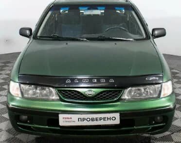 Дефлектор капота (мухобойка) NISSAN Almera с 1995-2000 г.в.(N15) (Ниссан Альмера) Вип Тюнинг